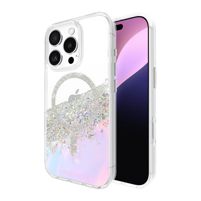 Case-Mate Karat MagSafe - Hülle für iPhone 16 Pro (Holografische Seifenblase)