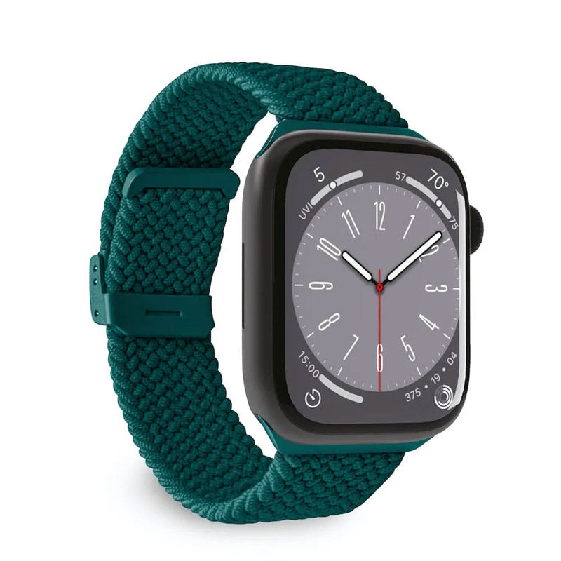 Puro Loop Band - Gevlochten band voor Apple Watch 38/40/41 mm (groen)