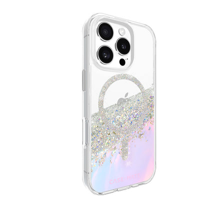 Case-Mate Karat MagSafe - Hülle für iPhone 16 Pro (Holografische Seifenblase)