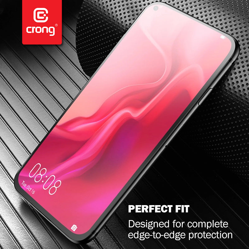 Crong 7D Nano Flexible Glass – Hybrid-Displayschutz mit vollständiger Abdeckung 9H Realme C11