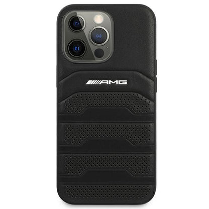 AMG Debossed Lines - hoesje voor iPhone 14 Pro Max (zwart)