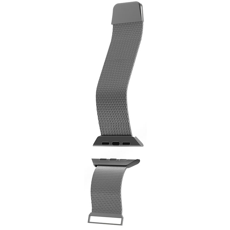 Puro Milanese magnetische band - roestvrijstalen band voor Apple Watch 42/44/45/49 mm (zilver)