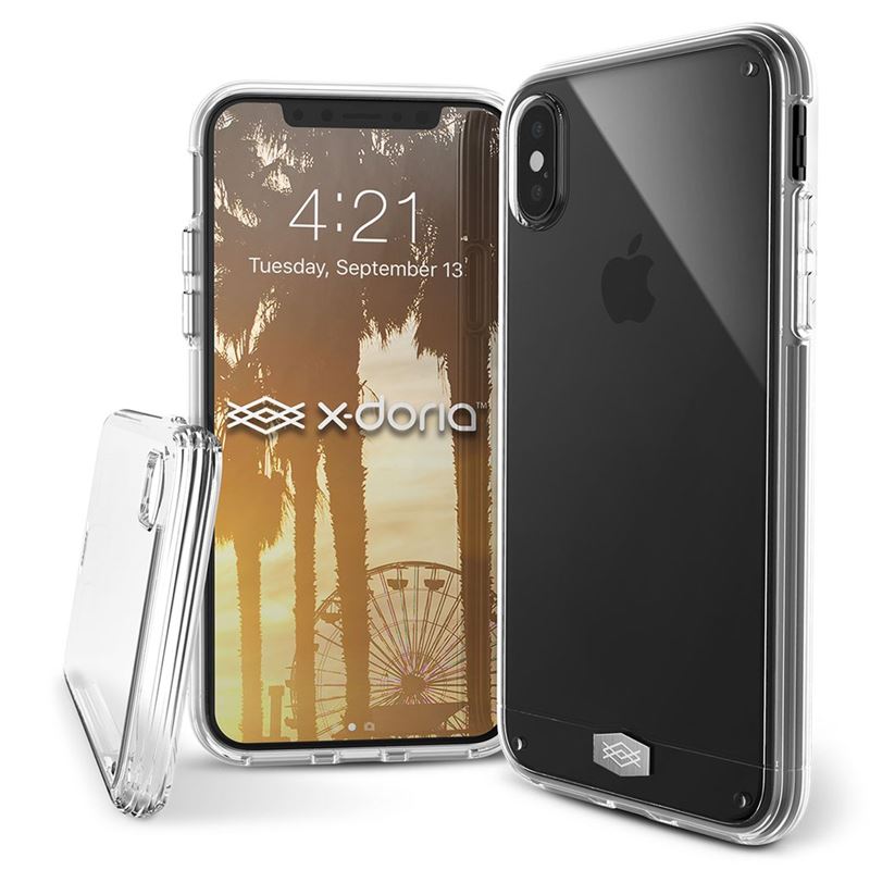 X-Doria ClearVue - hoesje voor iPhone Xs Max (doorzichtig)