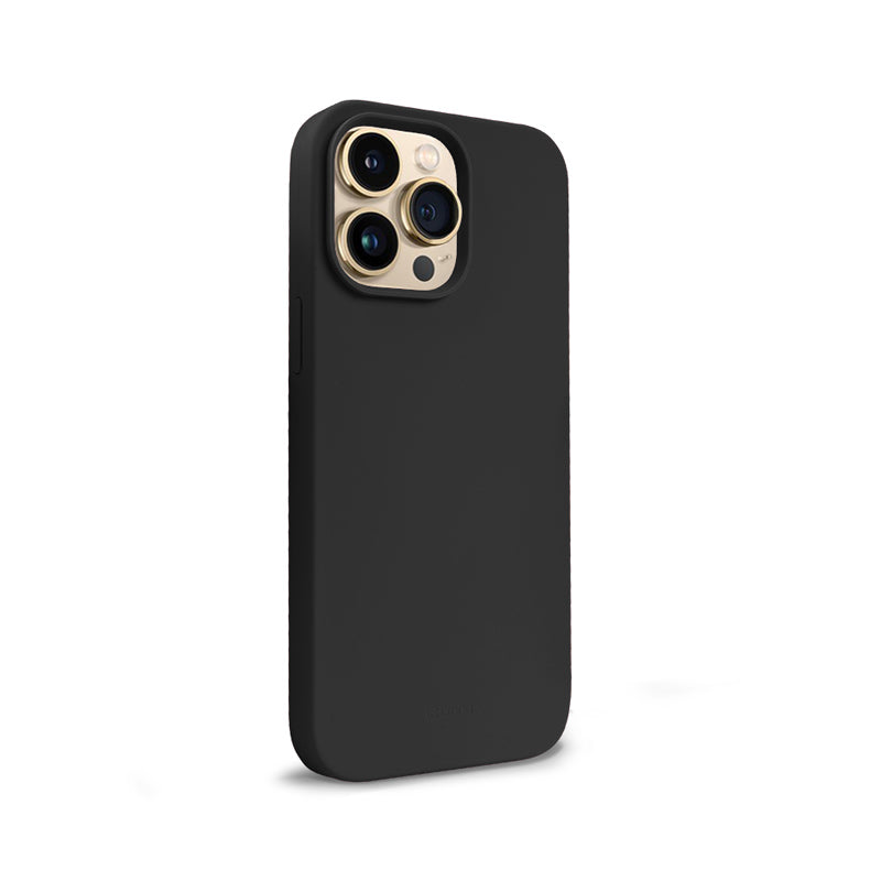 Crong Color Cover Liquid Silicone Case for iPhone 14 Pro (Black)