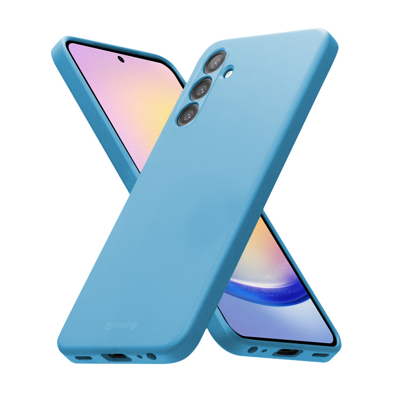 Crong Color Cover - Hoesje voor Samsung Galaxy A25 5G (Blauw)