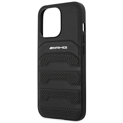 AMG Debossed Lines - hoesje voor iPhone 14 Pro Max (zwart)
