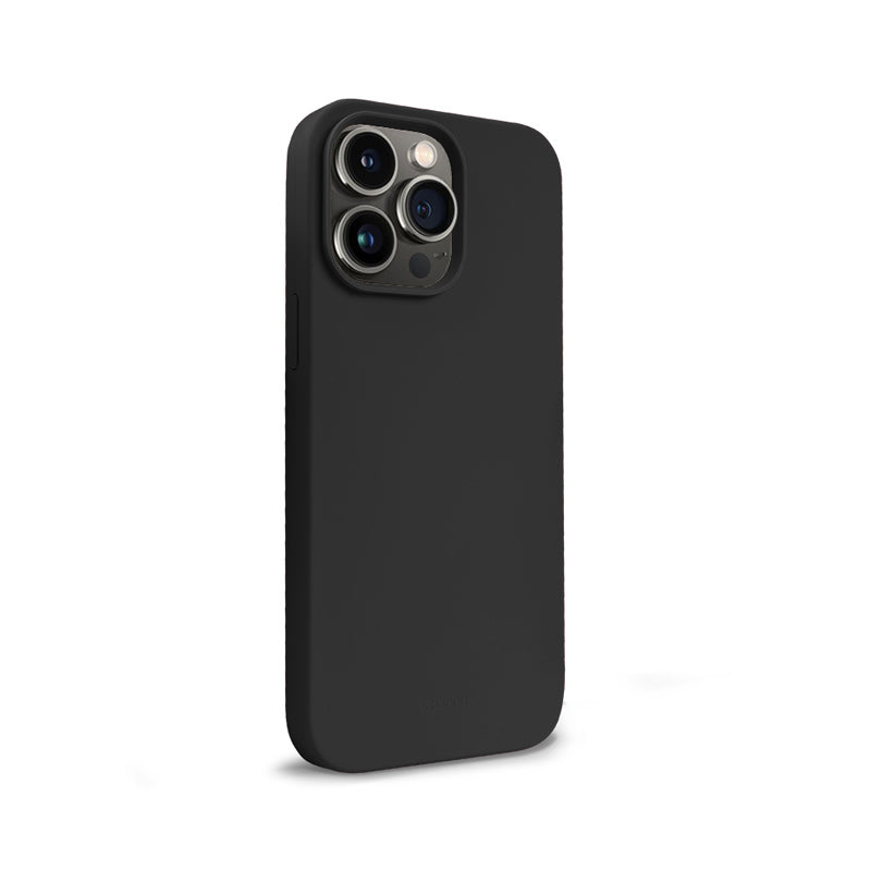 Crong Color Cover Liquid Silicone Case for iPhone 14 Pro (Black)