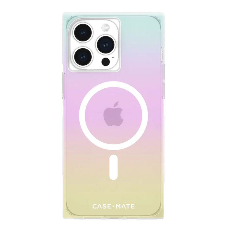 Case-Mate BLOX MagSafe - iPhone 15 Pro Max hoesje (Rainbow Frosting)