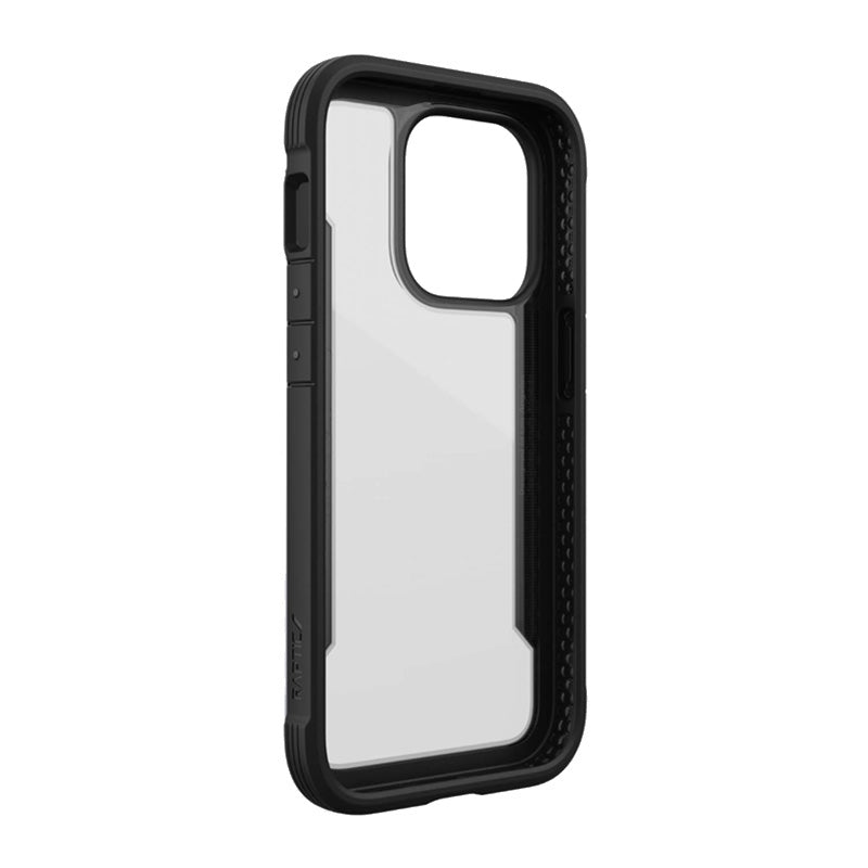 X-Doria Raptic Shield – Aluminiumgehäuse für iPhone 14 Pro (sturzgetestet aus 3 m Höhe) (schwarz)