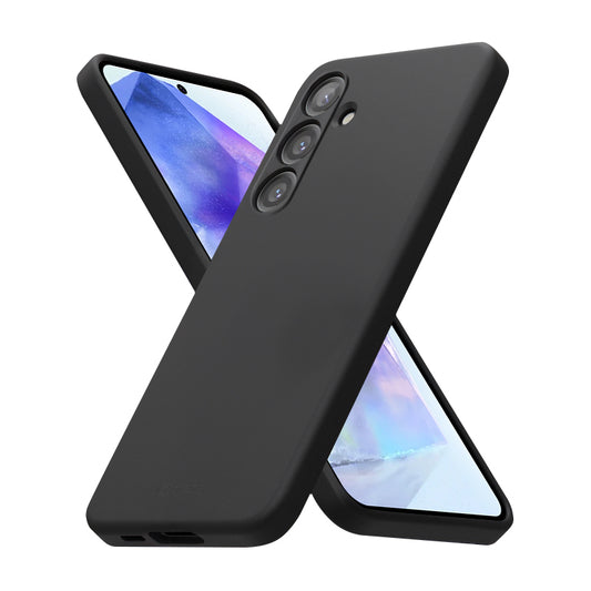 Crong Color Cover - Hoesje voor Samsung Galaxy A55 5G (zwart)