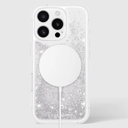 Case-Mate Waterfall MagSafe - Hülle für iPhone 16 Pro (Silber)