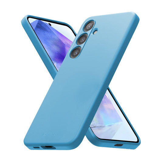 Crong Color Cover - Hoesje voor Samsung Galaxy A55 5G (Blauw)