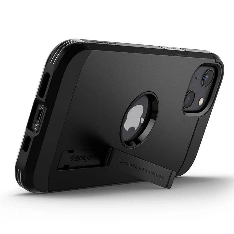 Spigen Tough Armor - hoesje voor iPhone 13 (zwart)