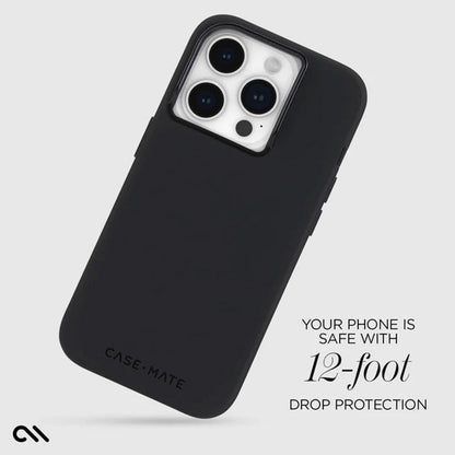 Case-Mate Silicone MagSafe - Hülle iPhone 15 Pro (Schwarz)