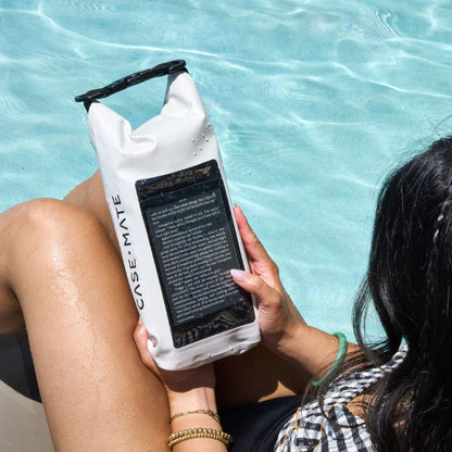 Case-Mate Waterproof Phone Dry Bag – Wasserdichte Tasche mit Handytasche bis zu 7 Zoll (Seifenblase)