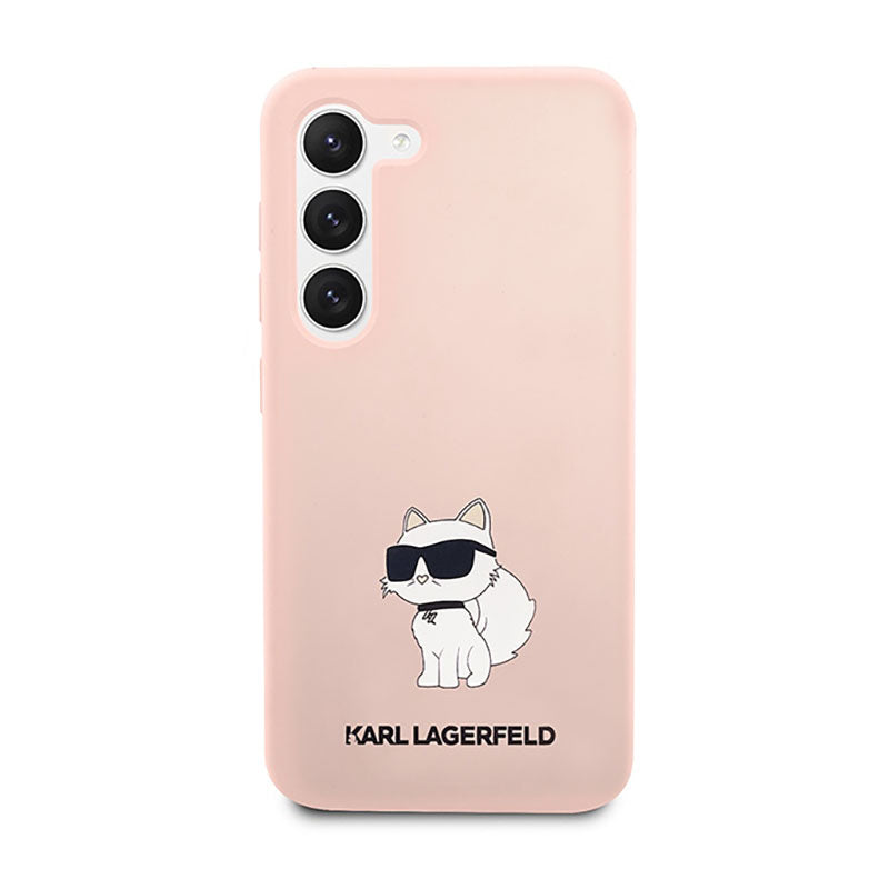 Karl Lagerfeld Silikon NFT Choupette - Hülle für Samsung Galaxy S23+ (Rosa)