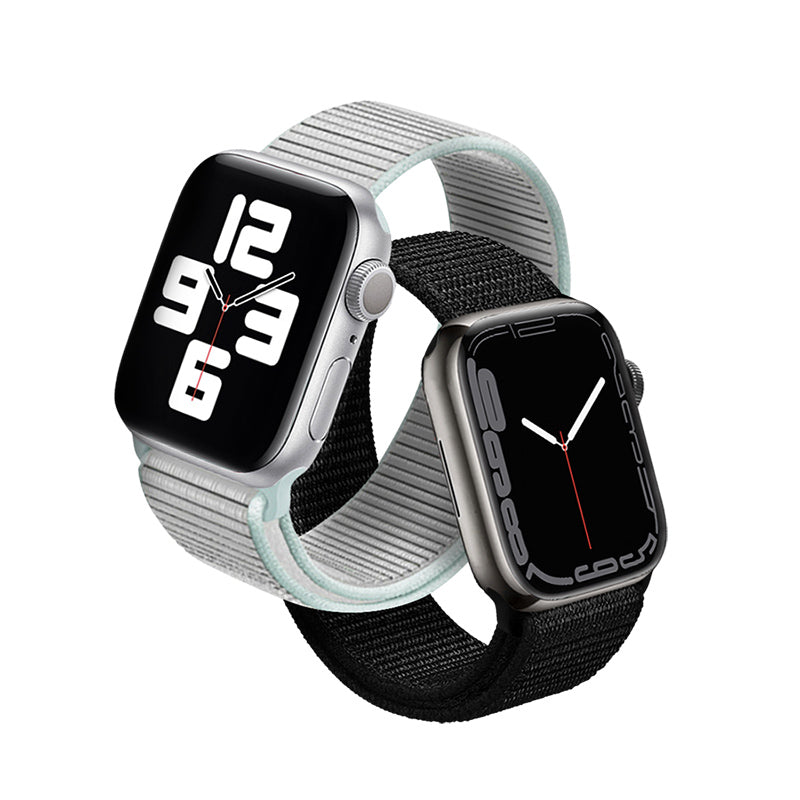 Crong Reflex sportband voor Apple Watch 38/40/41 mm (zwart)