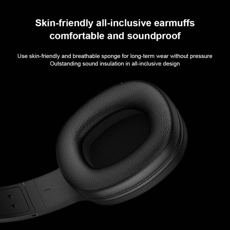 WEKOME M8 - Draadloze Over-Ear Bluetooth V5.0 Hoofdtelefoon (Zwart)