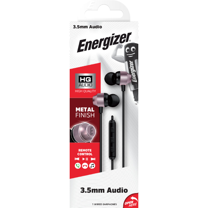 Energizer Classic CIA10 - 3,5 mm jack bedrade hoofdtelefoon (roze goud)