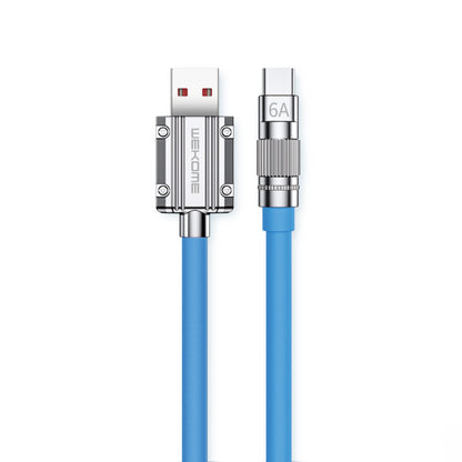 WEKOME WDC-186 Wingle-Serie – USB-A auf USB-C Schnelllade-Verbindungskabel 1 m (blau)