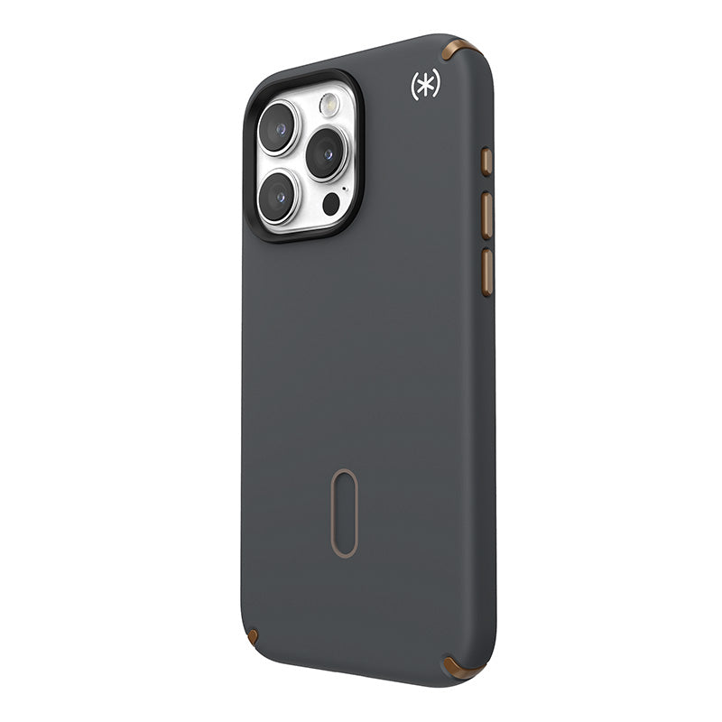 Speck Presidio2 Pro ClickLock & MagSafe - Case for iPhone 15 Pro Max (Charcoal Grey/Cool Bronze)