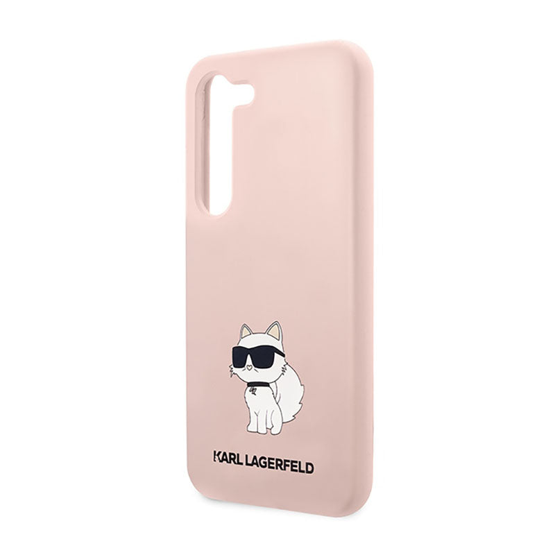 Karl Lagerfeld Silikon NFT Choupette - Hülle für Samsung Galaxy S23+ (Rosa)