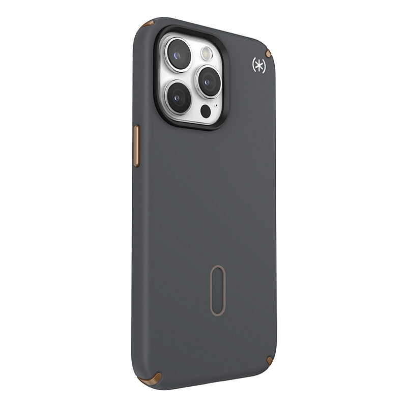 Speck Presidio2 Pro ClickLock & MagSafe - Case for iPhone 15 Pro Max (Charcoal Grey/Cool Bronze)