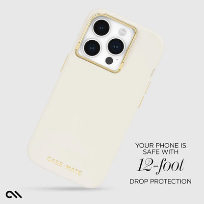 Case-Mate Silicone MagSafe - Hülle iPhone 15 Pro (Beige)