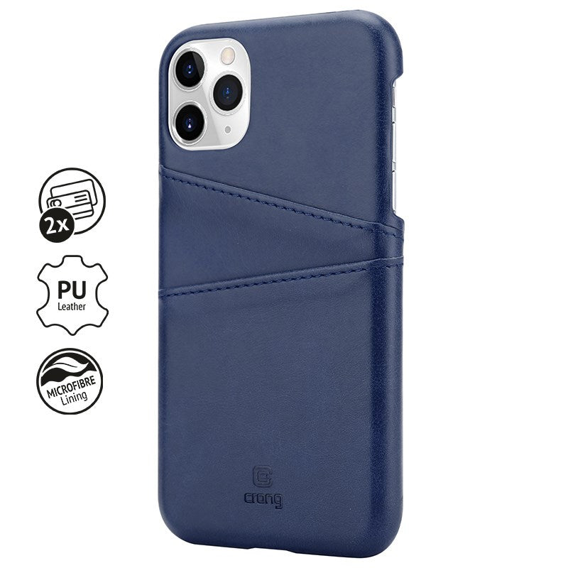 Crong Neat Cover - PU Leather Case for iPhone 11 Pro (blue)