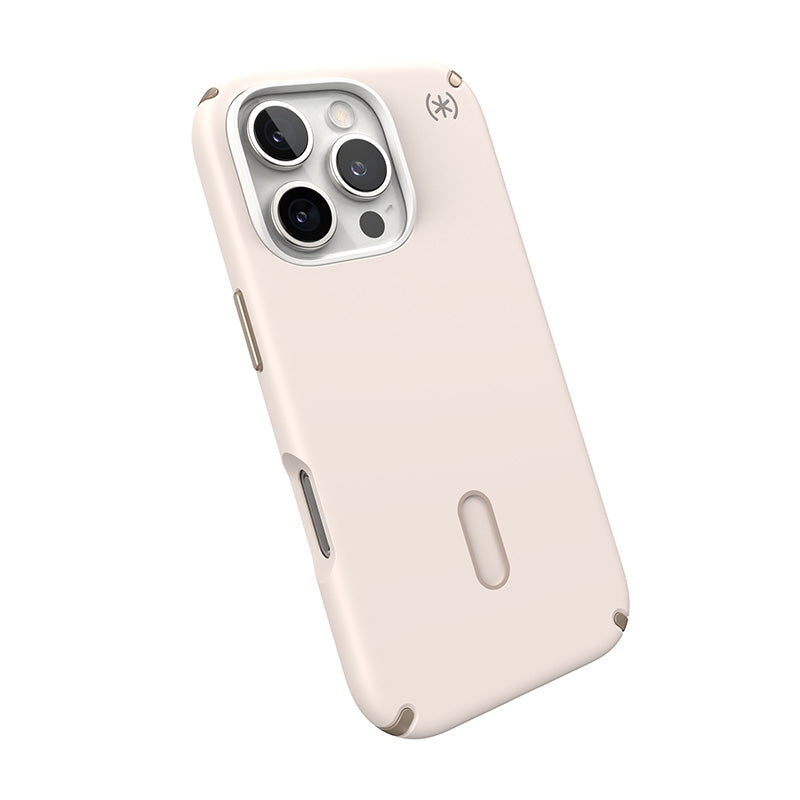 Speck Presidio2 Pro ClickLock &amp; MagSafe - Hoesje voor iPhone 16 Pro (Bleached Bone / Heirloom Gold / Hazel Brown)