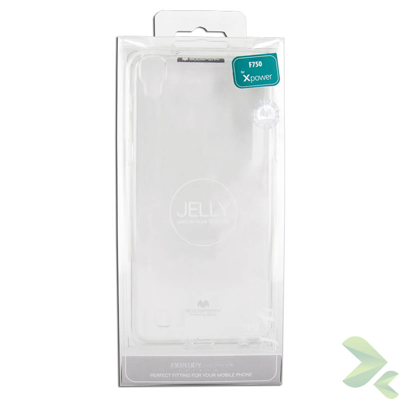 Mercury Transparent Jelly - Case voor LG X Power (doorzichtig)