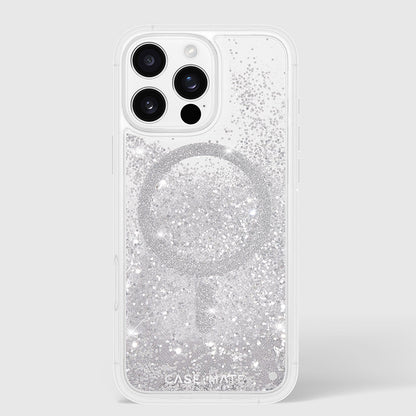 Case-Mate Waterfall MagSafe - Hülle für iPhone 16 Pro Max (Silber)