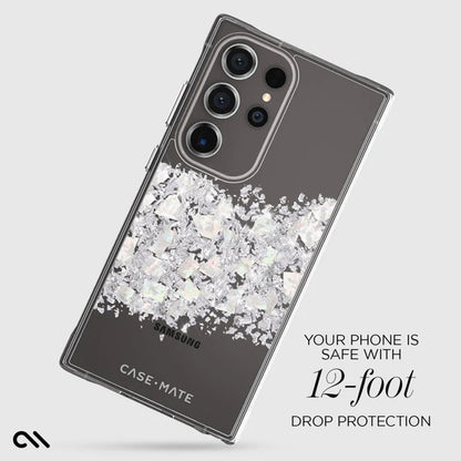 Case-Mate Karat - Samsung Galaxy S24 Ultra Hülle verziert mit Perlmutt (A Touch of Pearl)