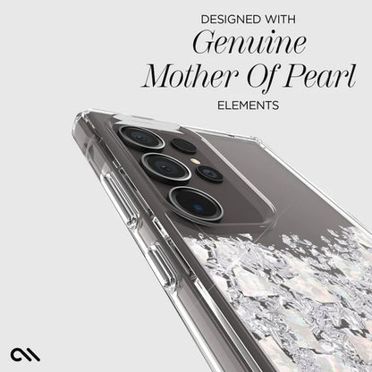 Case-Mate Karat - Samsung Galaxy S24 Ultra Hülle verziert mit Perlmutt (A Touch of Pearl)