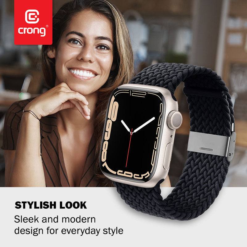 Crong Wave Band for Apple Watch 42/44/45mm (Charcoal)