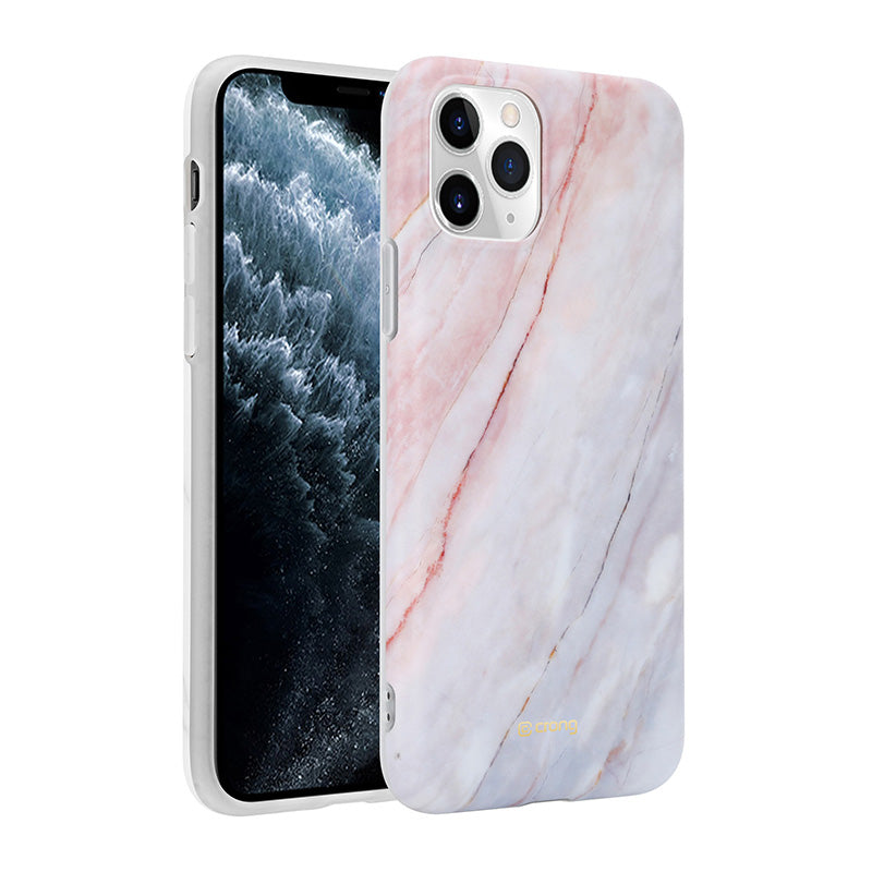 Crong Marble Case  Case for iPhone 11 Pro (Pink)