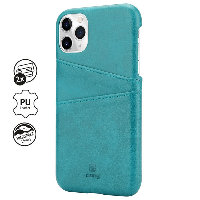 Crong Neat Cover – PU-Lederhülle für iPhone 11 Pro (grün)