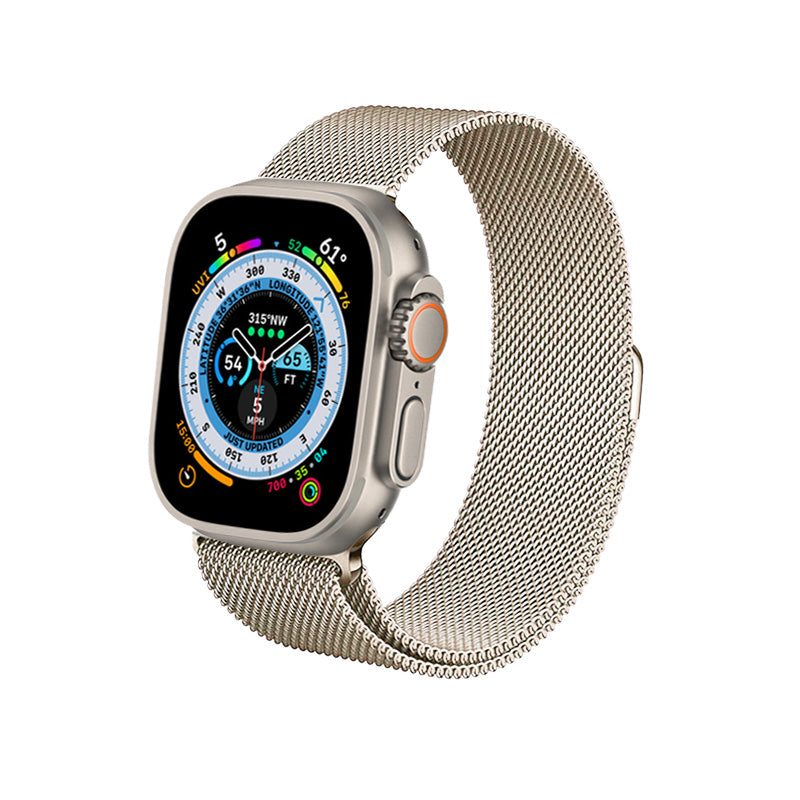 Crong Milano Staal voor Apple Watch 38/40/41 mm (Champagne)