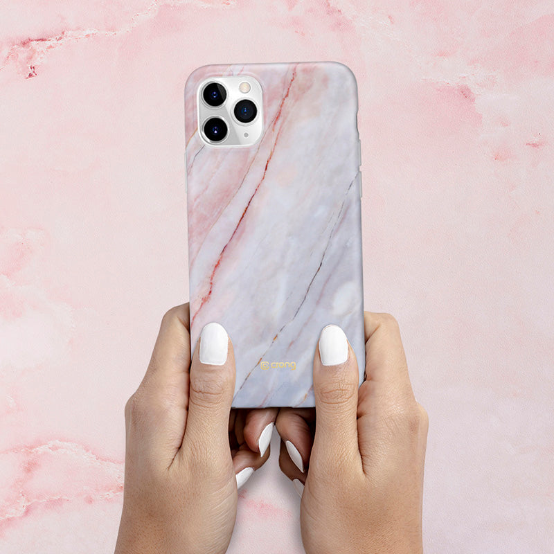 Crong Marble Case  Case for iPhone 11 Pro (Pink)