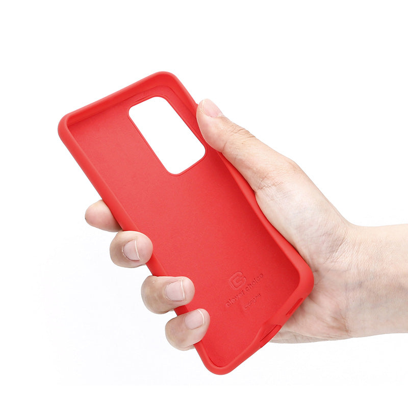 Crong Color Cover - Flexible Case for Huawei P40 (Red)