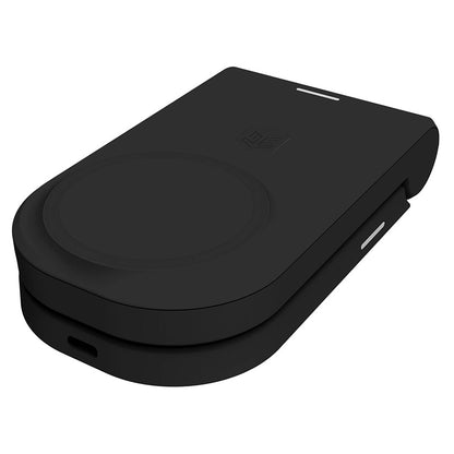 STM ChargeTree MAG – 3-in-1 mobiles kabelloses Ladegerät mit MagSafe (schwarz)