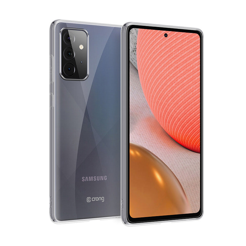 Crong Crystal Slim Cover – Hülle für Samsung Galaxy A72 (Klar)