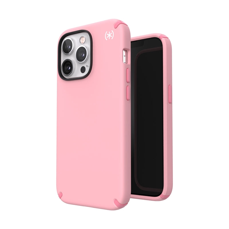 Speck Presidio2 Pro - Case for iPhone 13 Pro with MICROBAN coating (Rosy Pink/Vintage Rose)