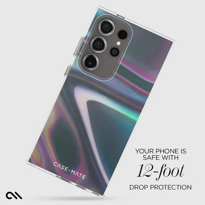 Case-Mate Soap Bubble - Hoesje voor Samsung Galaxy S24 Ultra (Iriserend)