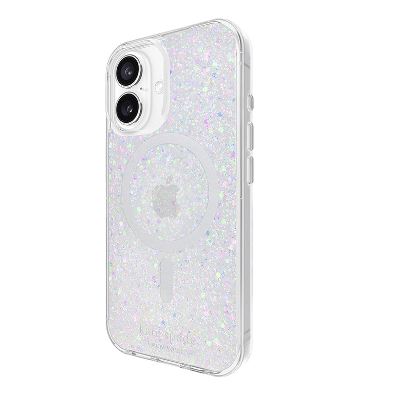 Kate Spade New York Protective MagSafe - Hoesje voor iPhone 16 (Dikke Glitter)