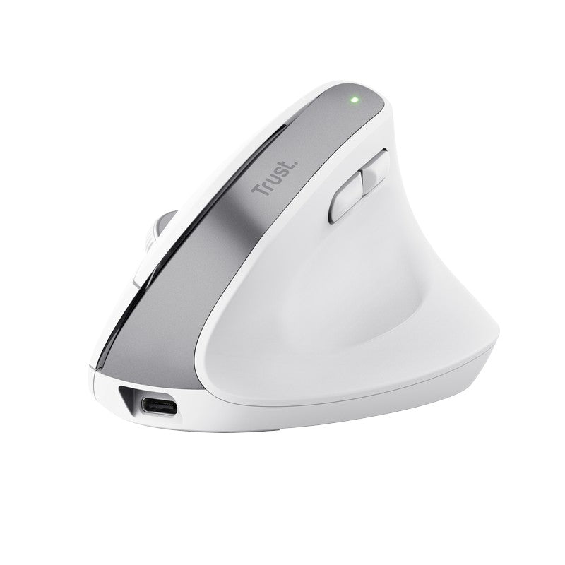 Trust Bayo+ - Ergonomic Wireless Mouse (White)