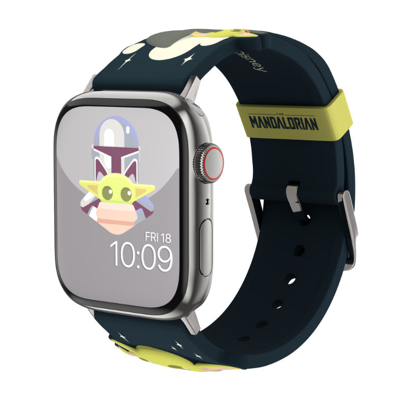 Star Wars - Band voor Apple Watch 38/40/41/42/44/45/49 mm (The Mandalorian Grogu Using The Force 3D)