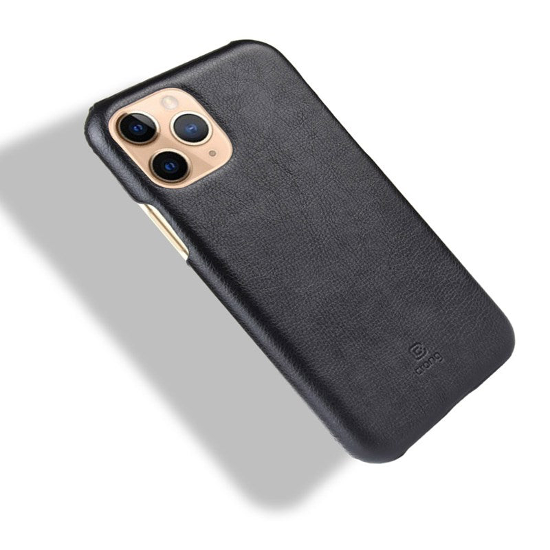 Crong Essential Cover - PU Leather Case for iPhone 11 Pro (Black)