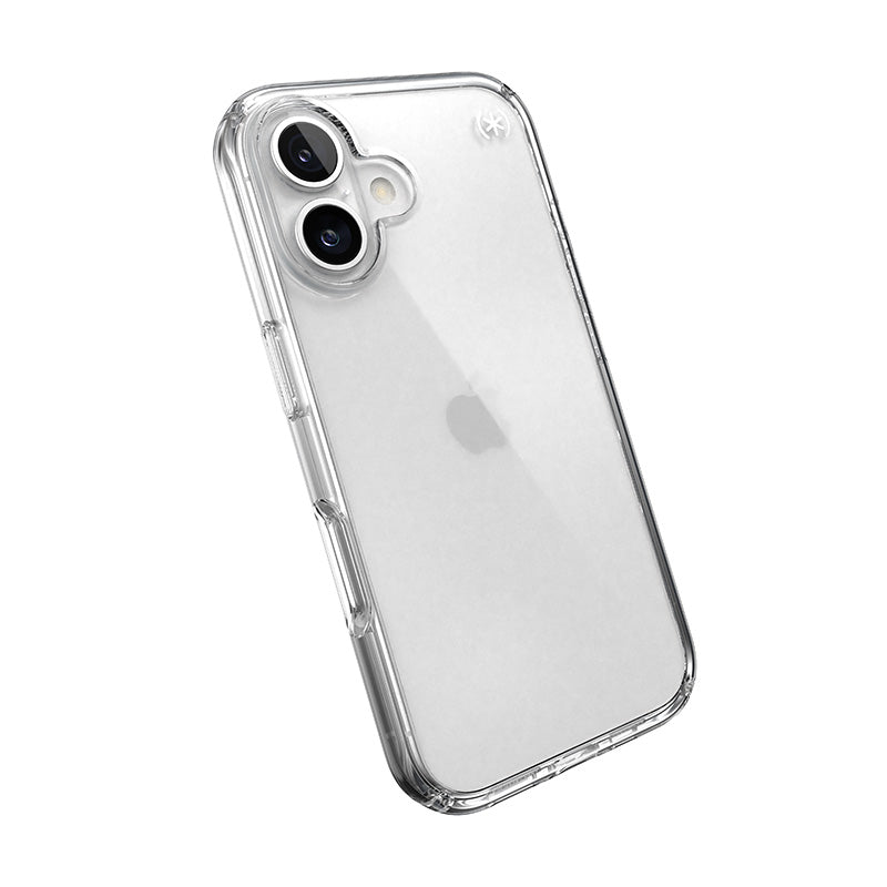 Speck Presidio Perfect-Clear - Hoesje voor iPhone 16 (Transparant)