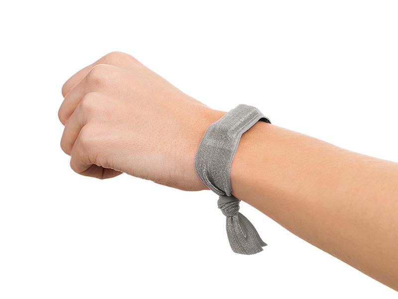 Griffin Ribbon-polsband voor Fitbit &amp; Sony SmartBand en meer (zilver/paars)